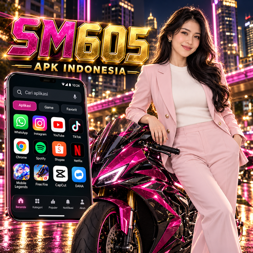 Ilustrasi antarmuka dan navigasi SM605